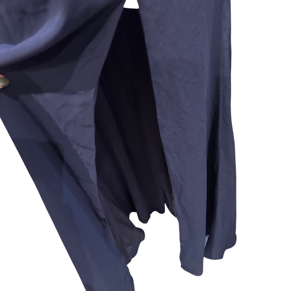 Lulus Magical Magnetism Navy Blue Off-the-Shoulder Maxi Dress Size Small - Picture 8 of 15